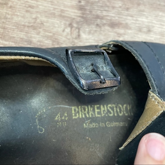 Birkenstock Black Leather Fisherman Sandals main image 5